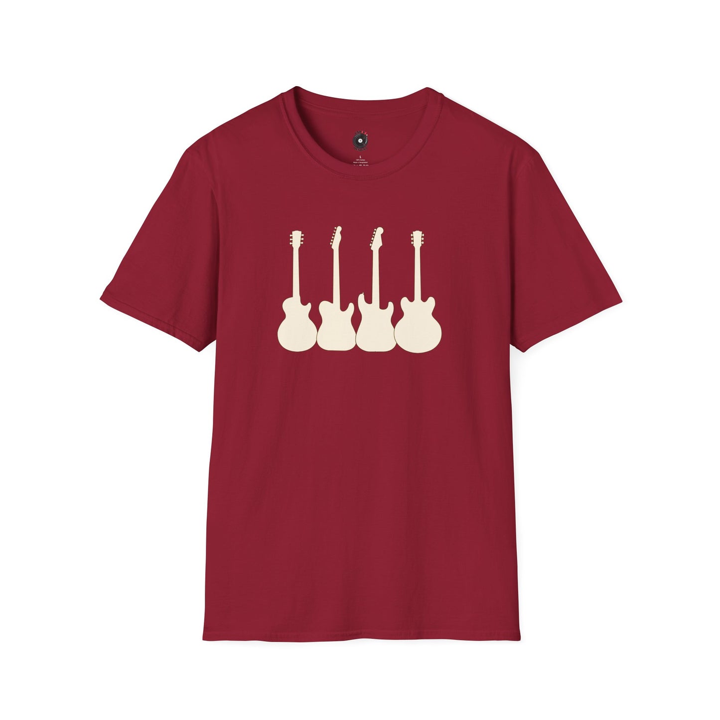 Four Guitars Graphic Tee.
