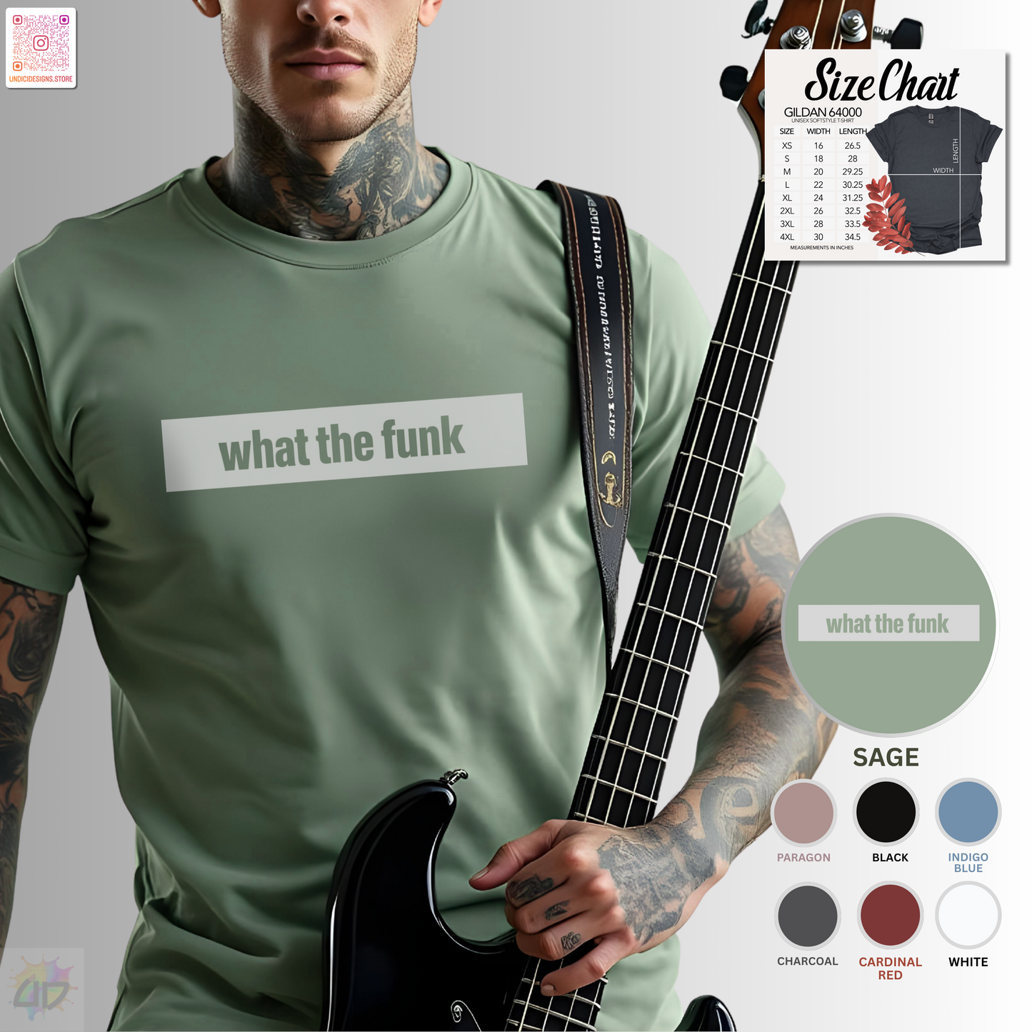 "What the funk? in single highlighted text.