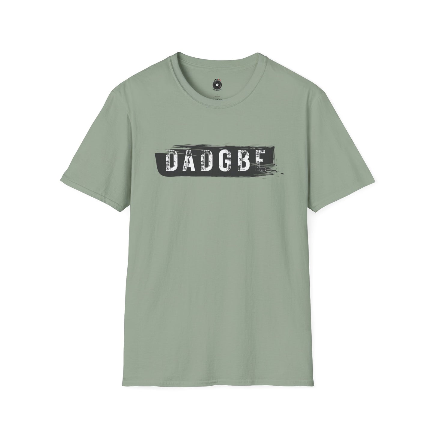 "DADEGB" in grunge highlight