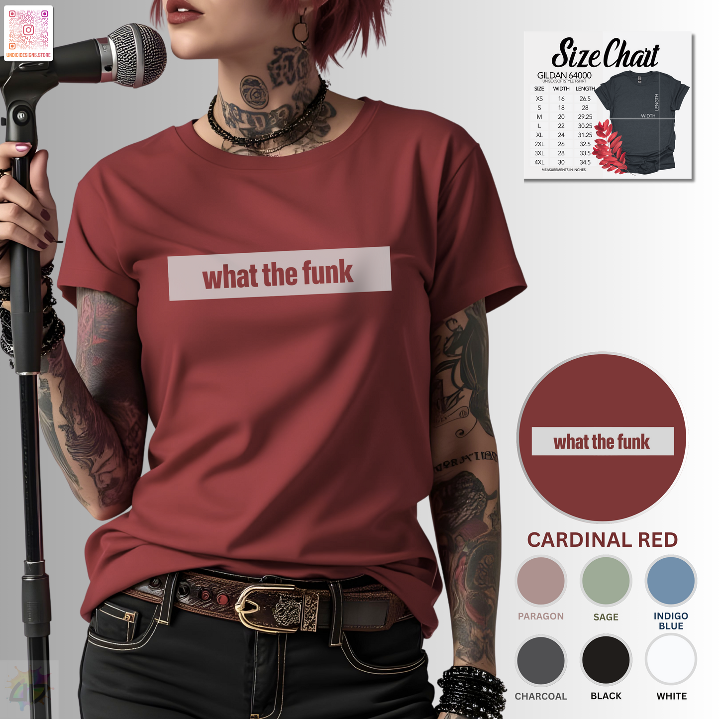 "What the funk? in single highlighted text.