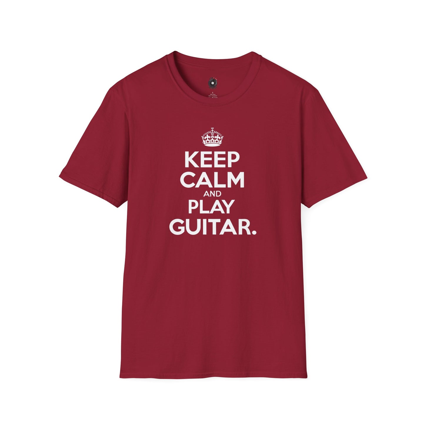 "Keep Calm and Play Guitar" Graphic Tee.