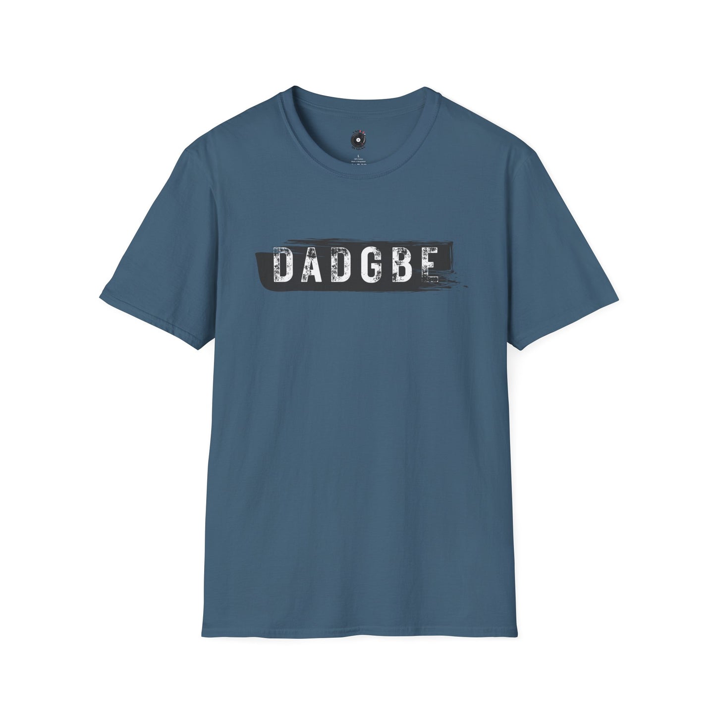 "DADEGB" in grunge highlight