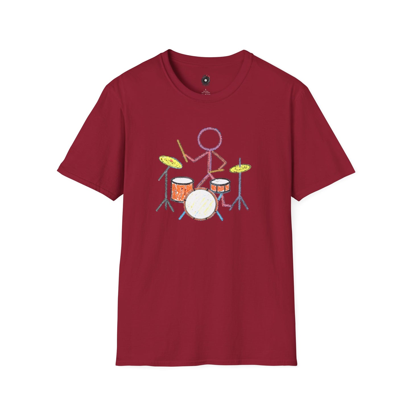 Crayon Drummer Graphic Tee.