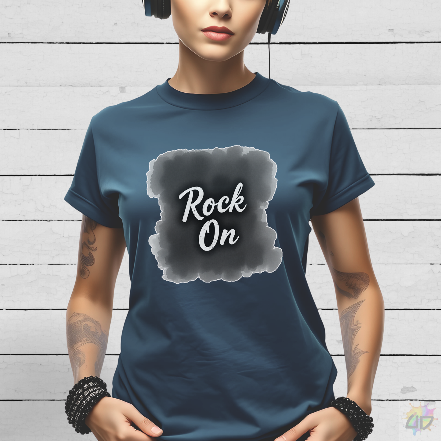 "Rock On" Graphic Tee.
