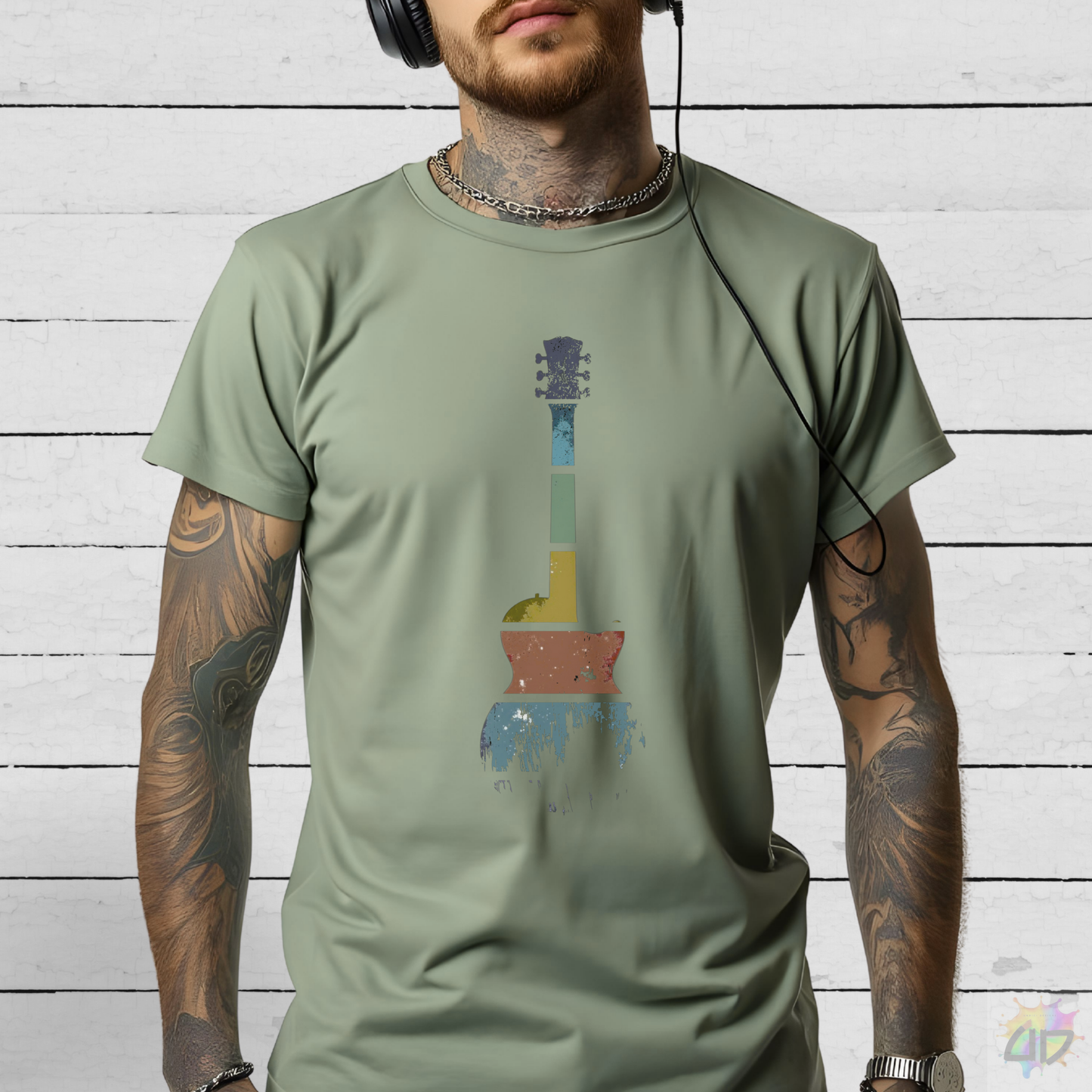 LP Style Retro Sunset Silhouette Graphic Tee.