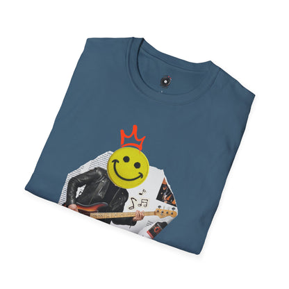 Rock bassist graffiti graphic