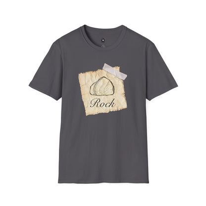 Rock Crayon drawing on Post it