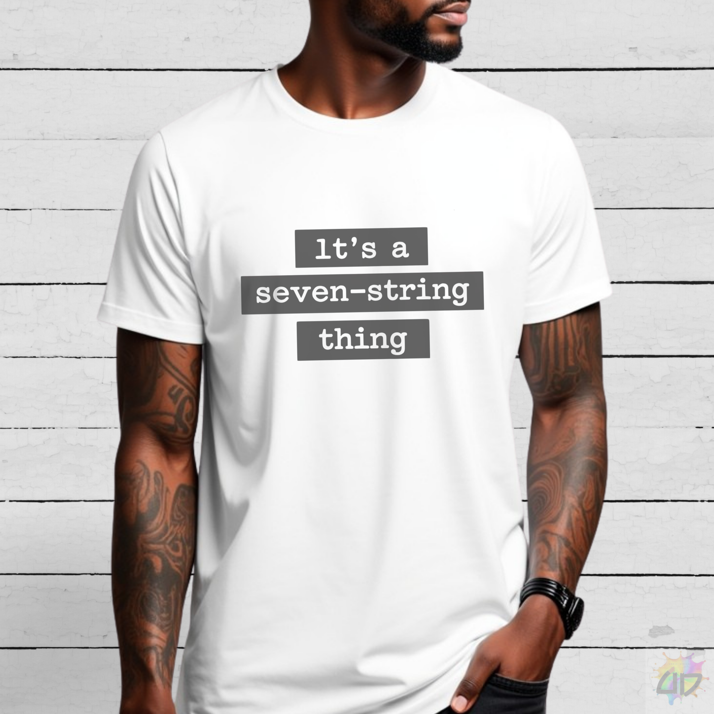 "It's a Seven-String Thing" Graphic Tee.