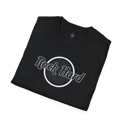Rock Hard Logo graphic tee.