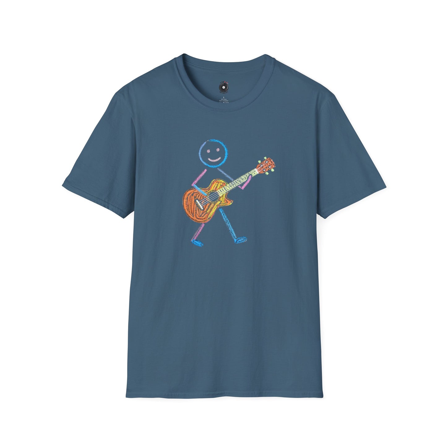 Crayon Guitarist Graphic Tee.