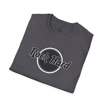 Rock Hard Logo graphic tee.