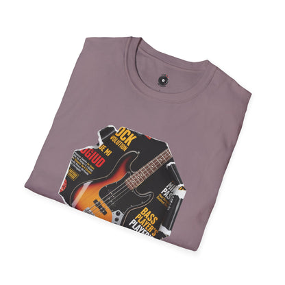 P-Bass body magazine cutout graphic