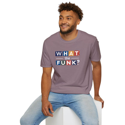 "What the funk? in colorful highlights
