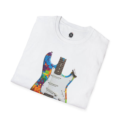 Strat style body cutout graphic