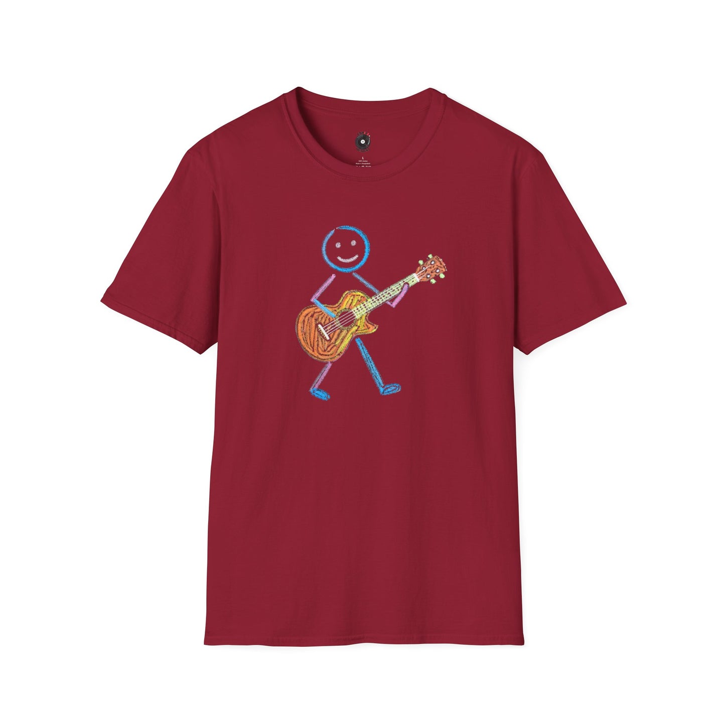 Crayon Guitarist Graphic Tee.