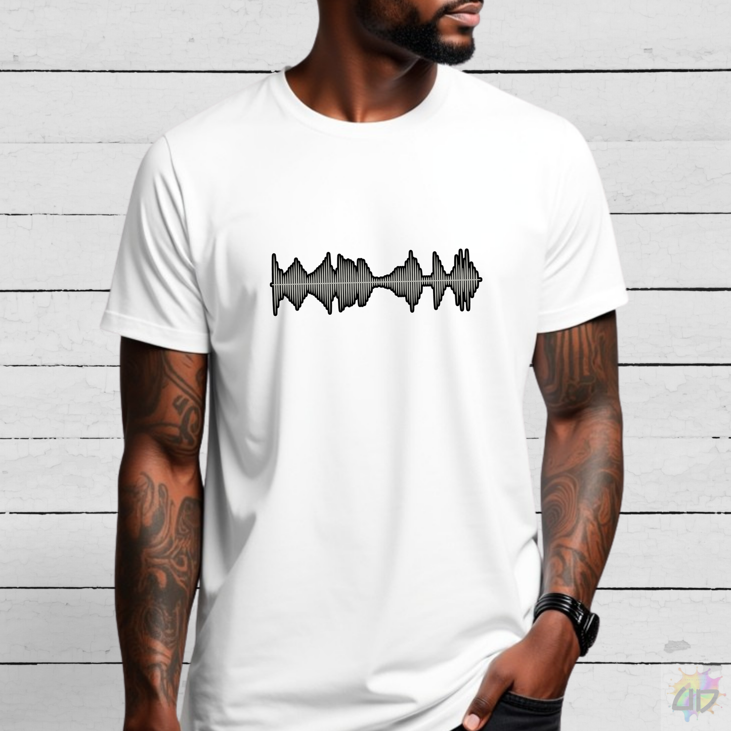 Sound Wave Graphic Tee.