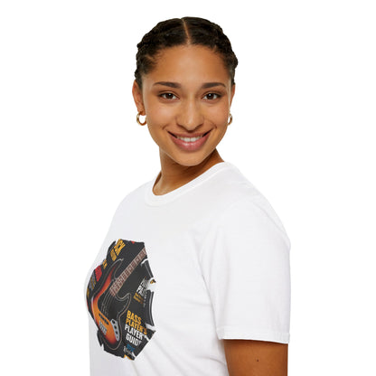 P-Bass body magazine cutout graphic