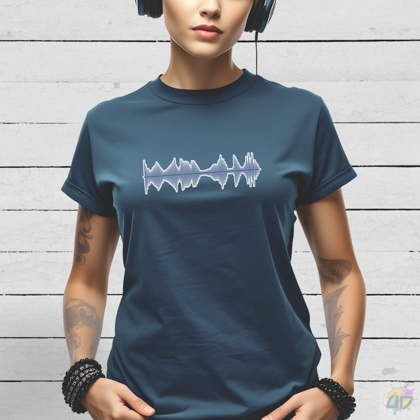 Sound Wave Graphic Tee.