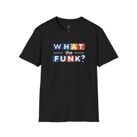 "What the funk? in colorful highlights