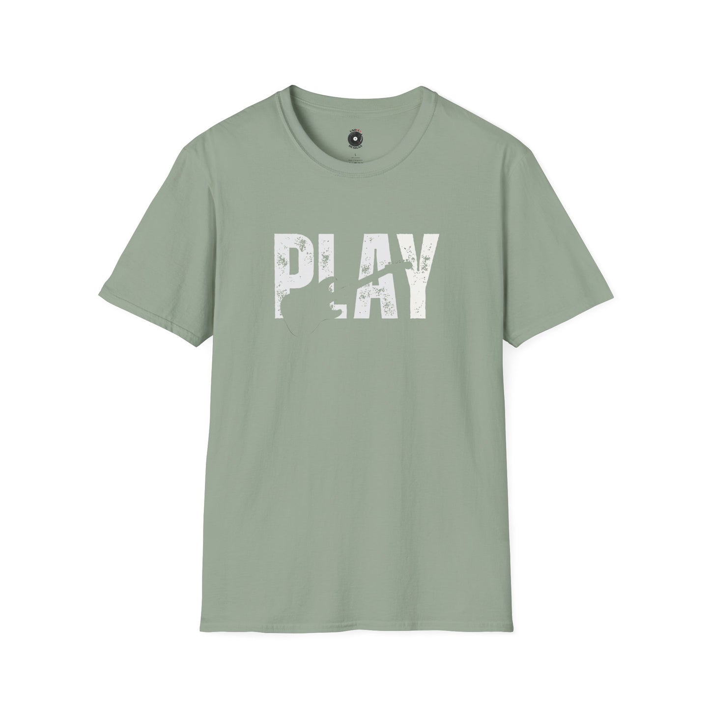 "Play" Grunge Graphic Tee.