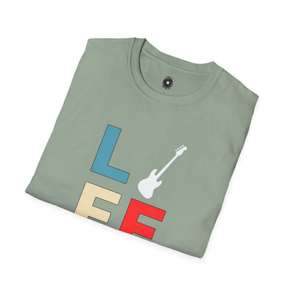 "LIFE" in colorful blocks