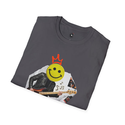 Rock bassist graffiti graphic