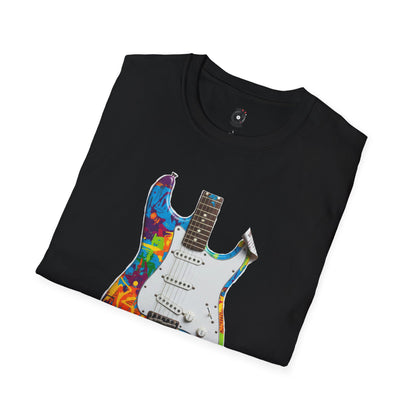 Strat style body cutout graphic