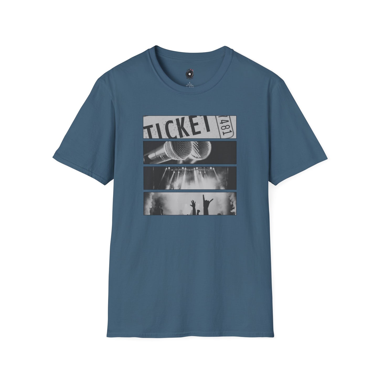 Four Concert Flags Graphic Tee.