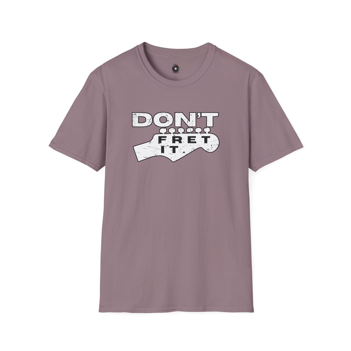 "Don't fret it" guitar headstock