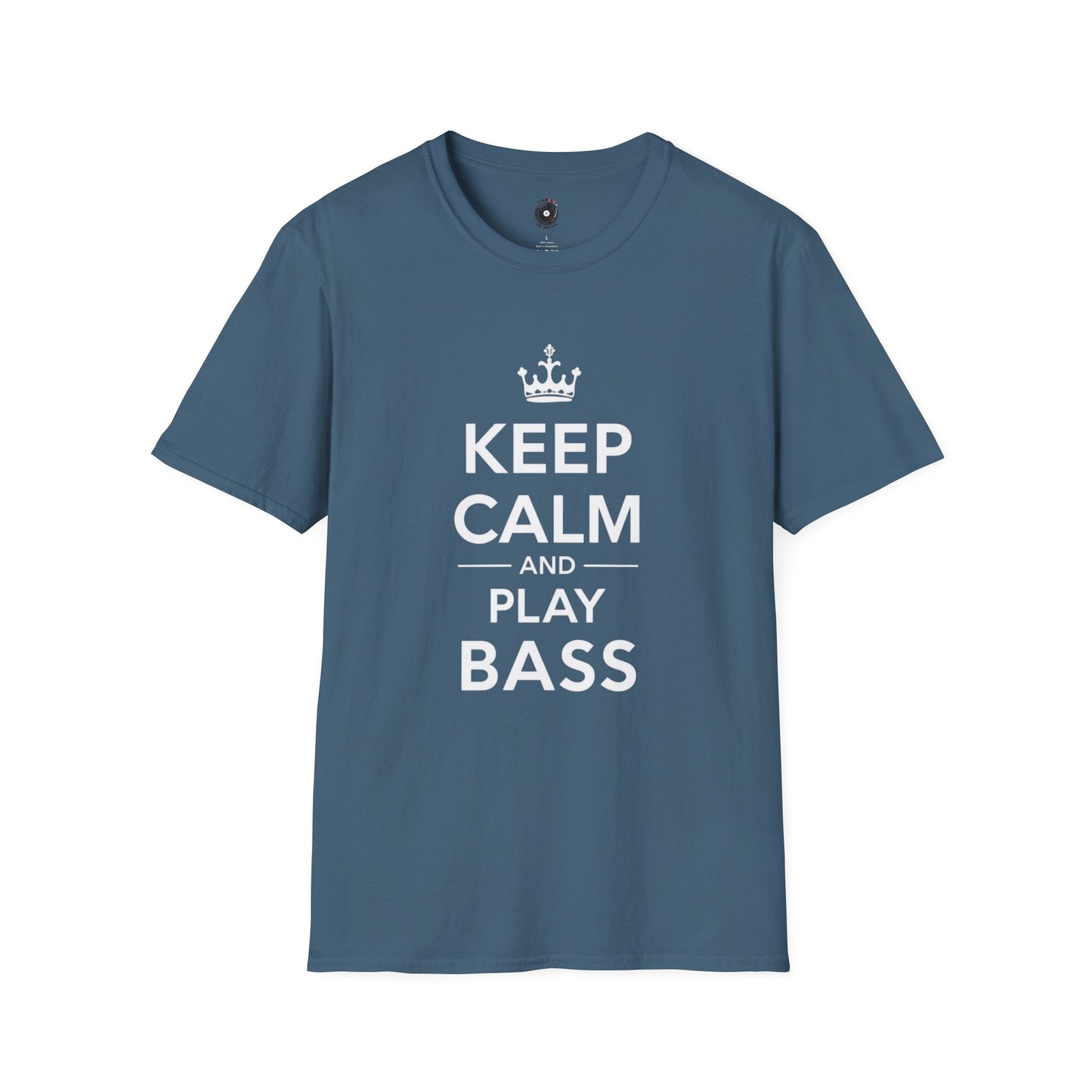 "Keep Calm and Play Bass" Graphic Tee.