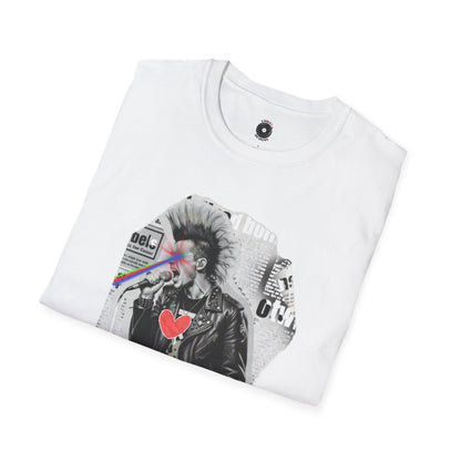 Punk Rock singer graffiti graphic