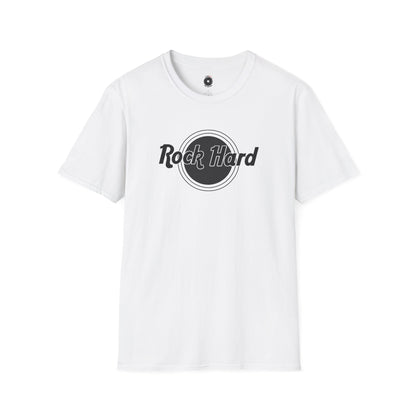 Rock Hard Logo graphic tee.