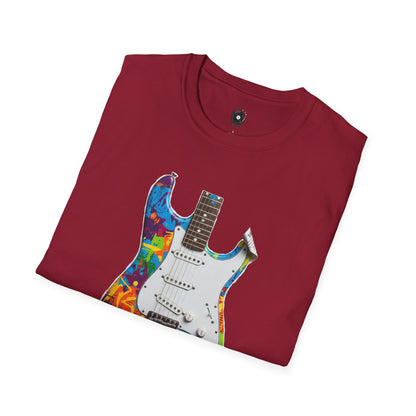 Strat style body cutout graphic