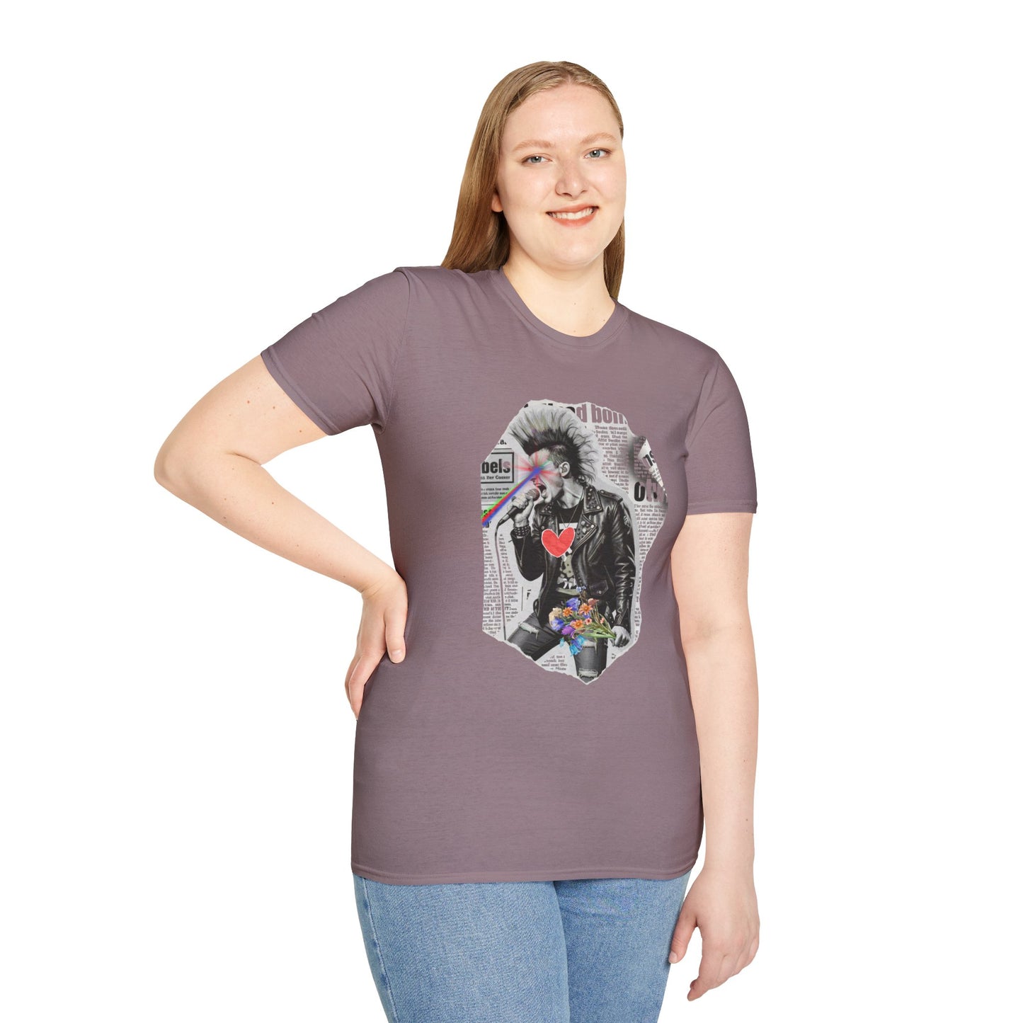 Punk Rock singer graffiti graphic