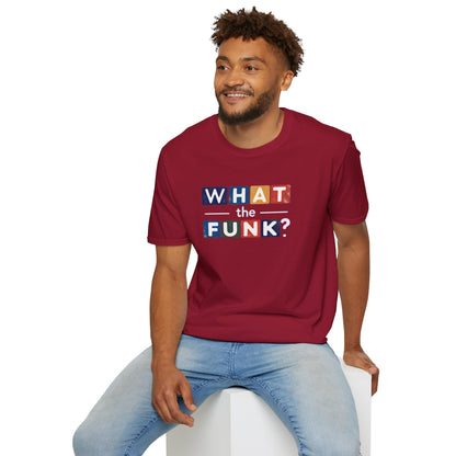 "What the funk? in colorful highlights