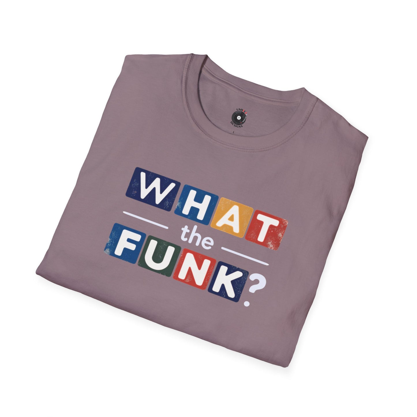"What the funk? in colorful highlights