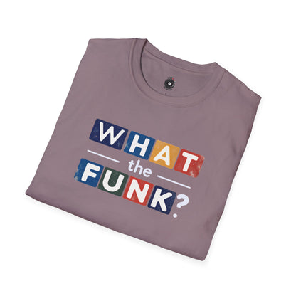 "What the funk? in colorful highlights