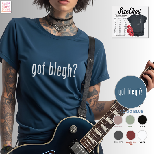 "Got blegh?" text graphic.