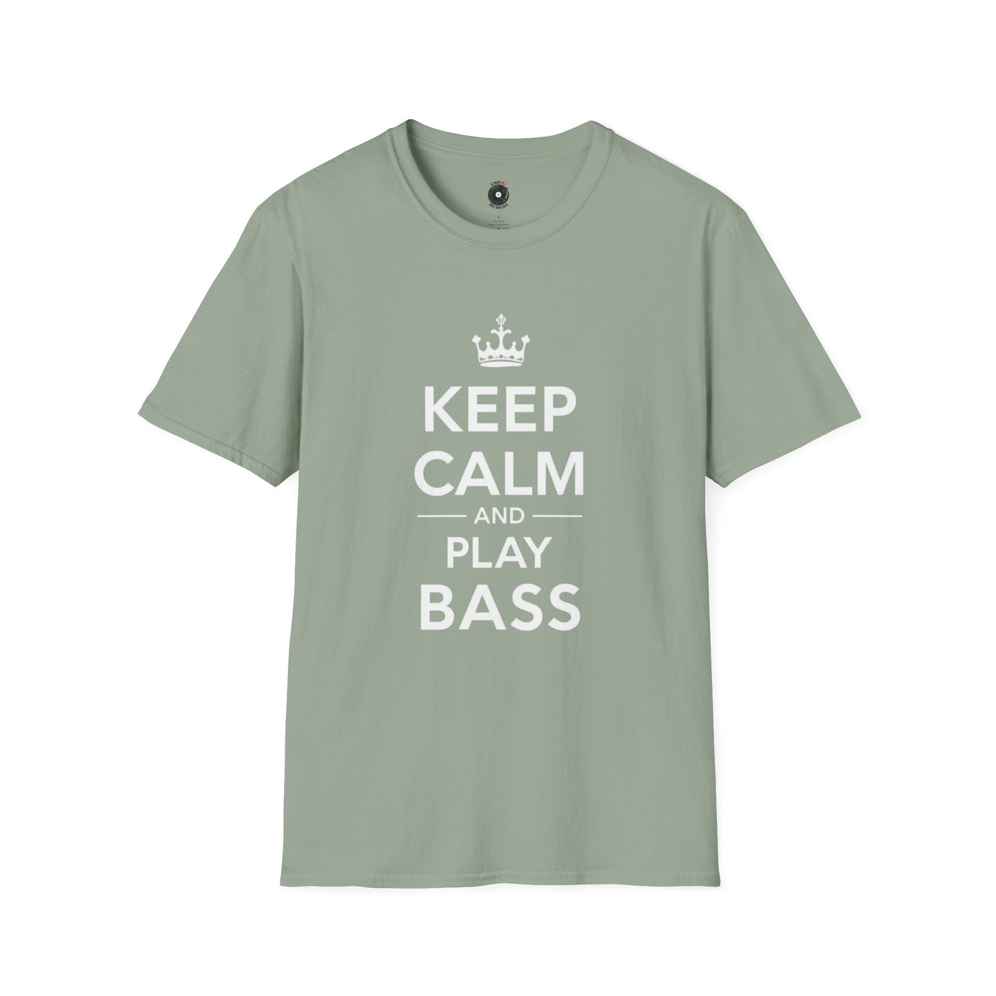 "Keep Calm and Play Bass" Graphic Tee.