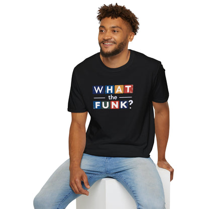 "What the funk? in colorful highlights