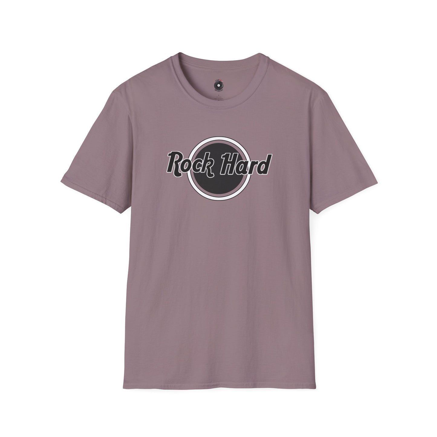 Rock Hard Logo graphic tee.