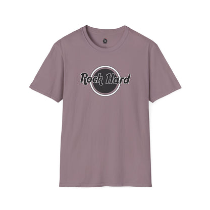 Rock Hard Logo graphic tee.