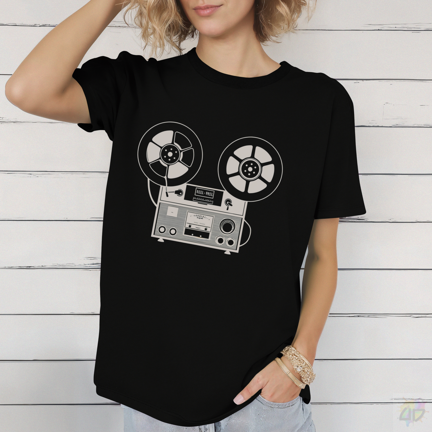 Antique Reel to Reel Graphic Tee.