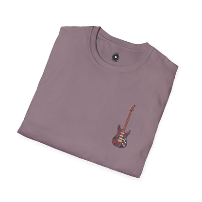 Psychedelic strat style pocket graphic tee