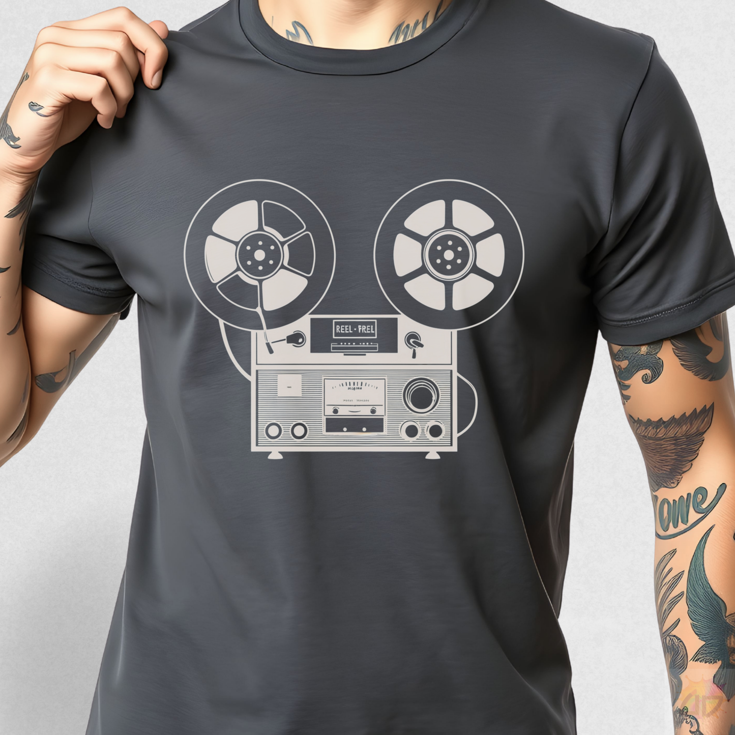Antique Reel to Reel Graphic Tee.