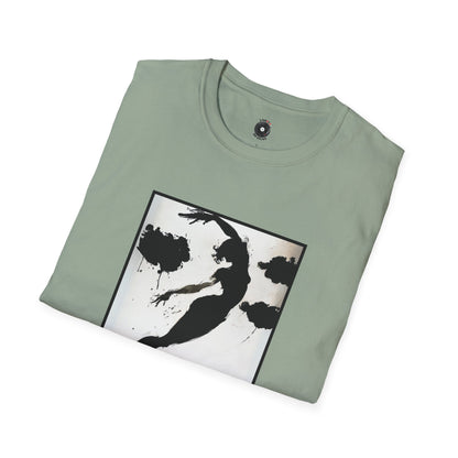 Bass clef in woman's silhouette graphic on a white background.