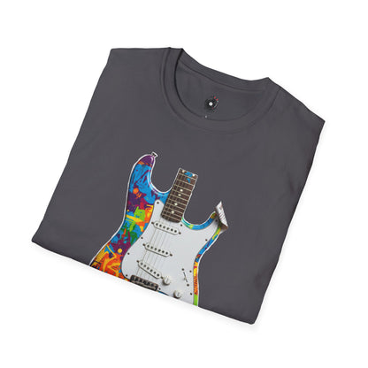 Strat style body cutout graphic