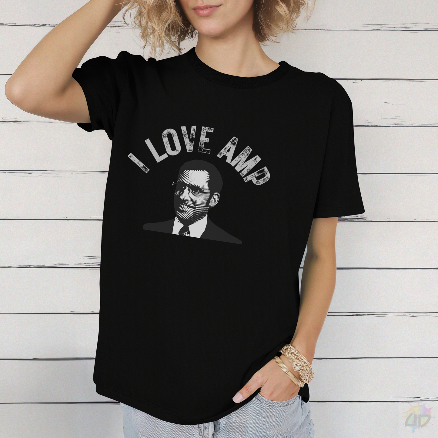 "I Love Amp" Graphic Tee.