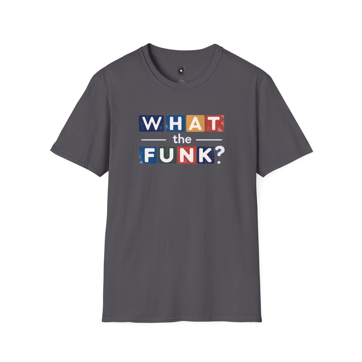 "What the funk? in colorful highlights