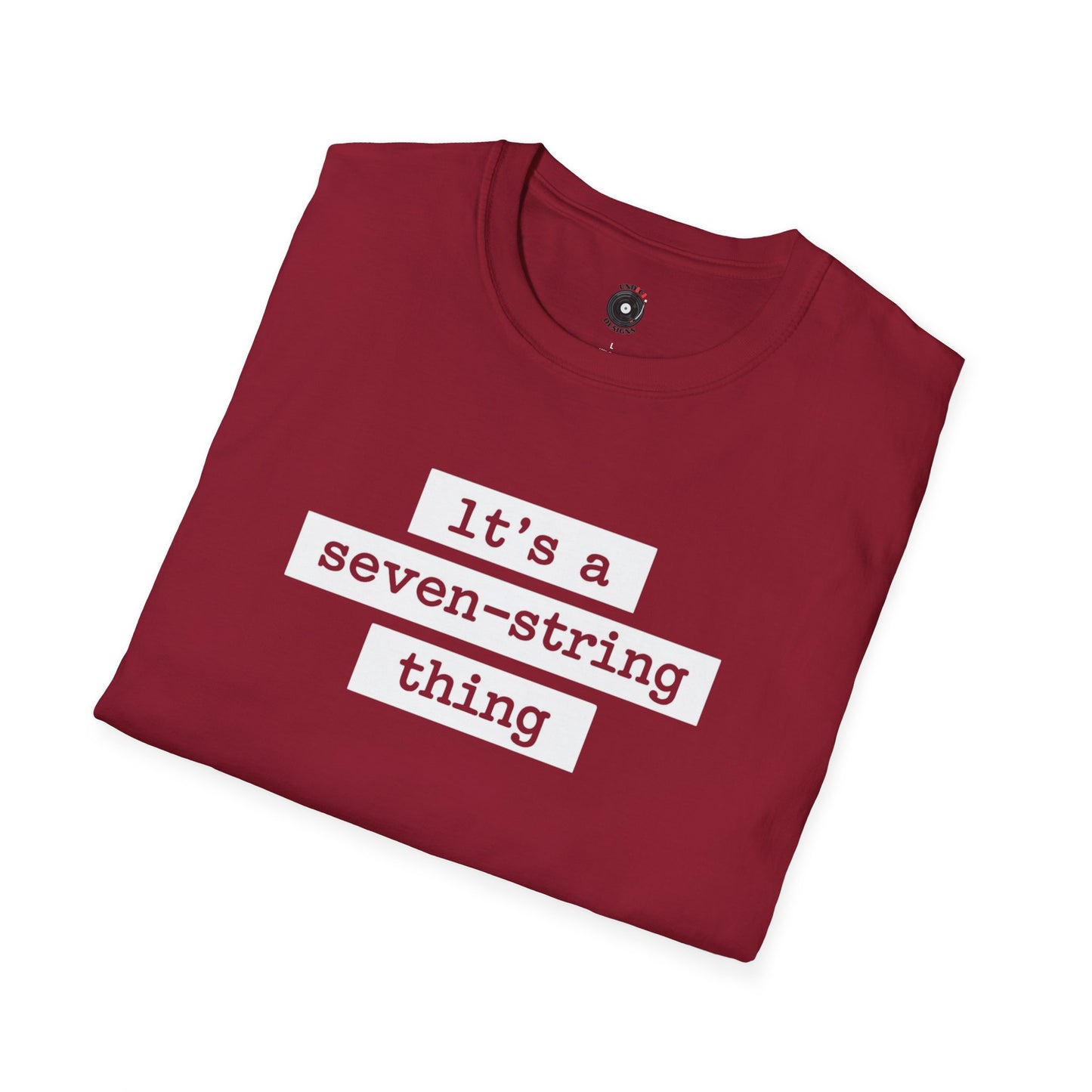 "It's a seven-string thing" in highlight graphic.